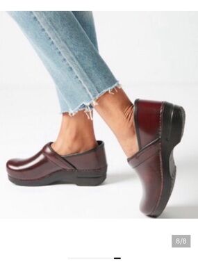 Dansko Professional Cabrio Cordovan Clog, Size 39, 8.5-9
